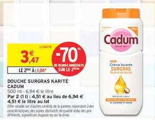 Douche Surgras Karité Cadum