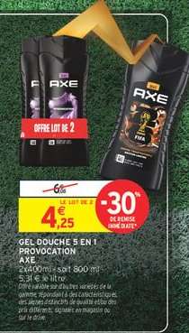 Gel Douche 5 en 1 Provocation Axe