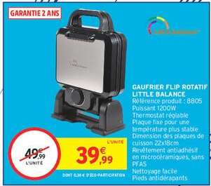 Gaufrier Flip Rotatif Little Balance