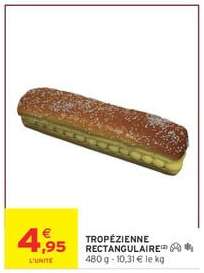 TROPEZIENNE RECTANGULAIRE