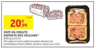 PÂTÉ EN CROUTE ENFANTS DES VOLCANS