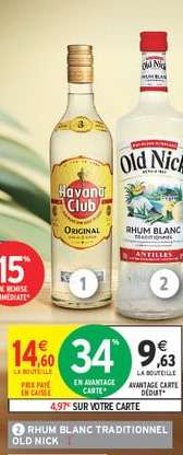 Rhum Blanc Traditionnel 'Old Nick'