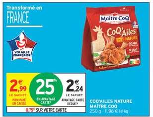 COQ'AILES NATURE MAÎTRE COQ