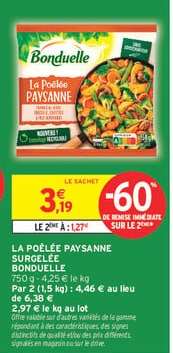 La Poêlée Paysanne Surgelée 'Bonduelle'
