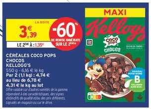 CÉRÉALES COCO POPS CHOCOS “KELLOGG’S”