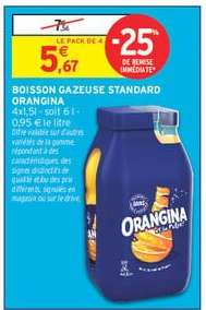 Boisson Gazeuse Standard Orangina