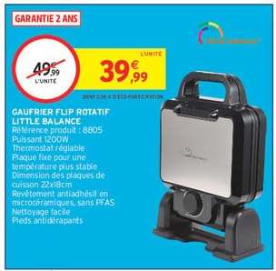 Gaufrier Flip Rotatif Little Balance