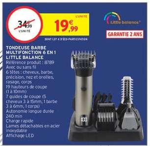 Tondeuse Barbe Multifonction 6 en 1 Little Balance
