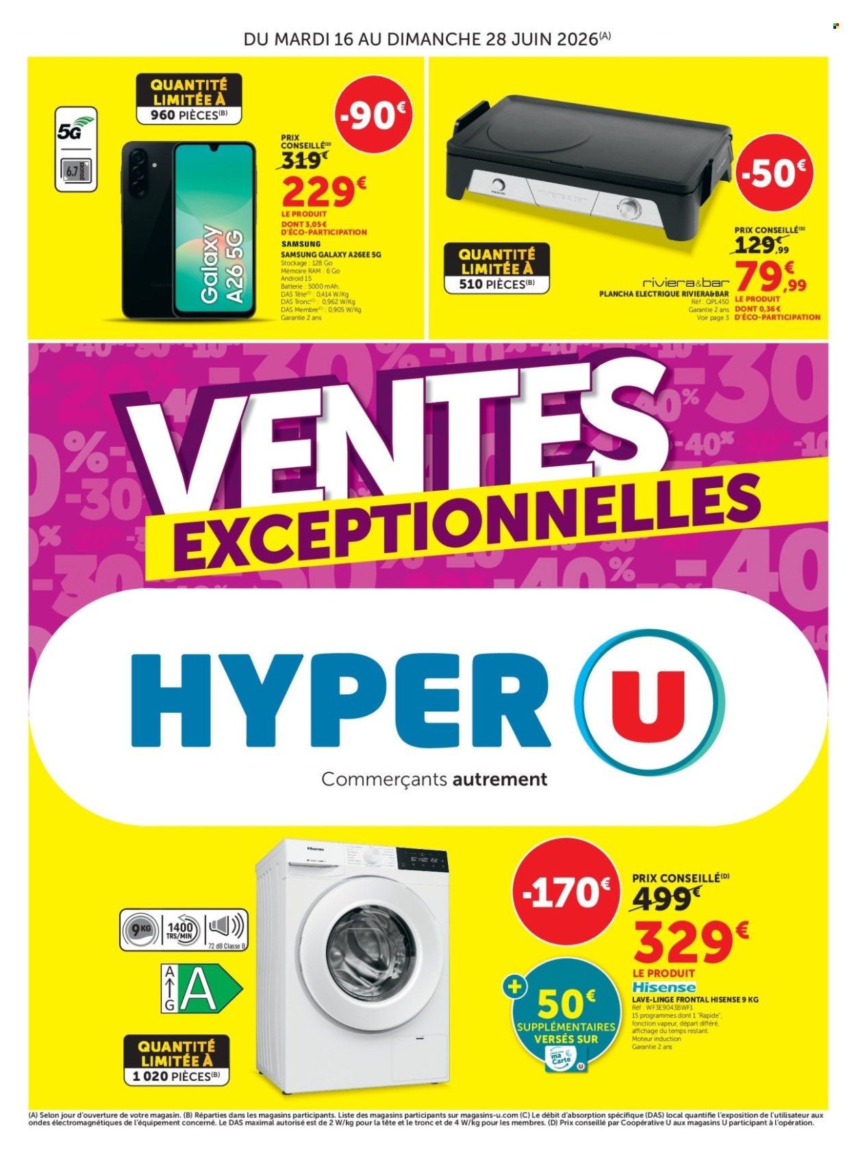 Catalogue HYPER U - 16/06/2026 - 28/06/2026. Page 1