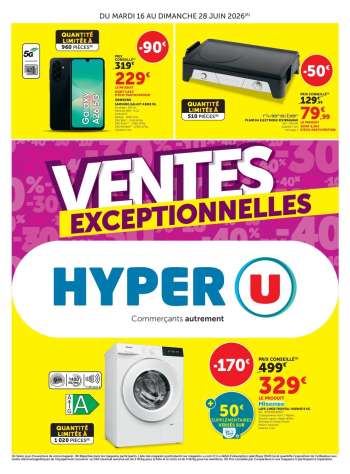 Catalogue HYPER U - 16/06/2026 - 28/06/2026.
