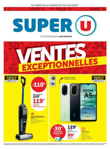 Catalogue SUPER U - 16/06/2026 - 28/06/2026.
