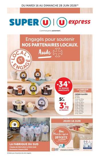 Catalogue Magasins U - 16/06/2026 - 28/06/2026.