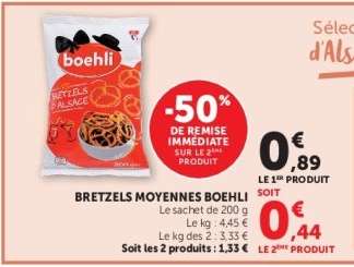 BRETZELS MOYENNES BOEHLI