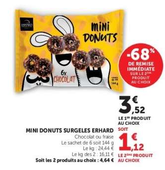 MINI DONUTS SURGELES ERHARD