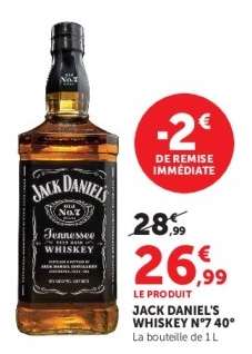 JACK DANIEL'S WHISKEY N°7 40°