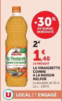 LA VINAIGRETTE COMME À LA MAISON “MELFOR”