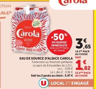 EAU DE SOURCE D'ALSACE CAROLA
