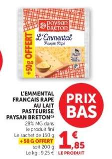 L'Emmental Français Râpé