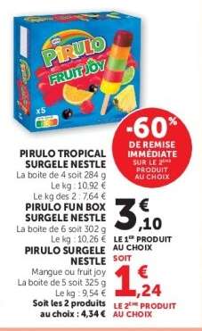 PIRULO TROPICAL SURGELE NESTLE