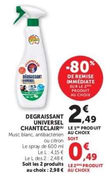 DEGRAISSANT UNIVERSEL CHANTECLAIR