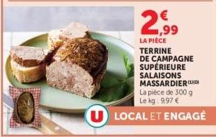 Terrine de Campagne Supérieure Salaisons Massardier