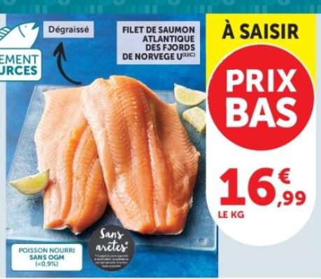 FILET DE SAUMON ATLANTIQUE DES FJORDS DE NORVEGE