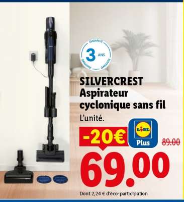 SilverCrest Aspirateur cyclonique sans fil