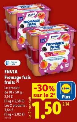 ENVIA Fromage frais fruits