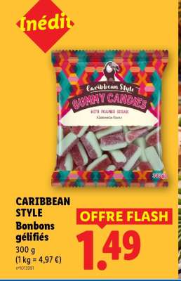 CARIBBEAN STYLE Bonbons gélifiés