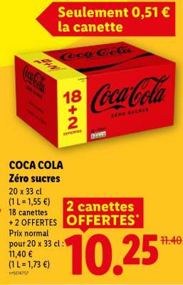 COCA COLA Zéro sucres