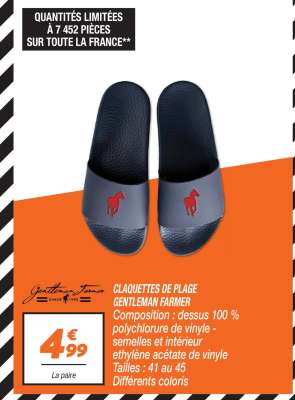 CLAQUETTES DE PLAGE GENTLEMAN FARMER