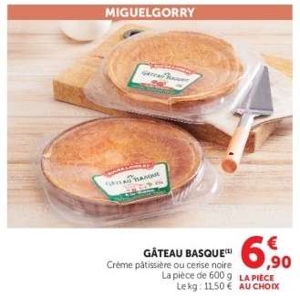 Gâteau Basque
