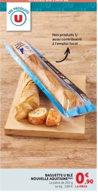 Baguette U Blé Nouvelle Aquitaine
