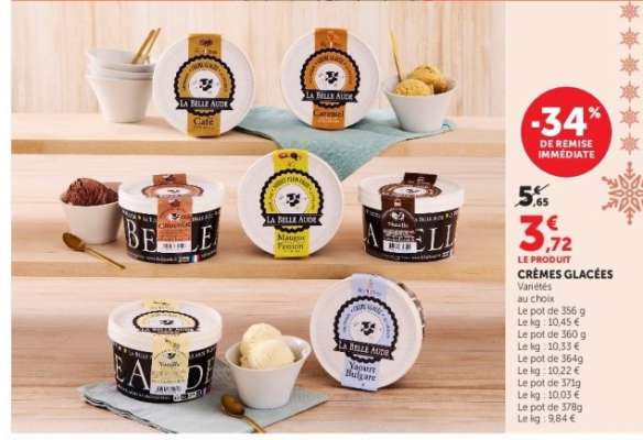 Crèmes Glacées