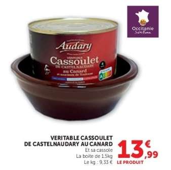 VERITABLE CASSOULET DE CASTELNAUDARY AU CANARD