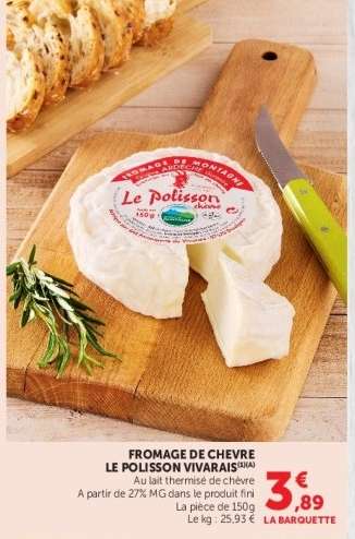 FROMAGE DE CHEVRE LE POLISSON VIVARAIS