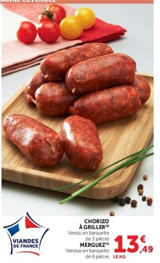 Chorizo à griller