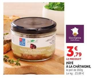 PÂTÉ À LA CHÂTAIGNE