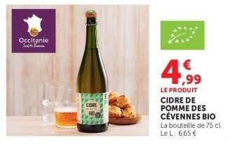 CIDRE DE POMME DES CÉVENNES BIO