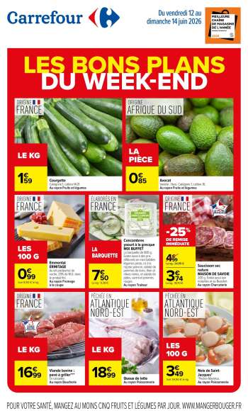 Catalogue Carrefour Hypermarchés - 12/06/2026 - 14/06/2026.