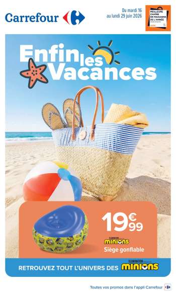 Catalogue Carrefour Hypermarchés - 16/06/2026 - 29/06/2026.
