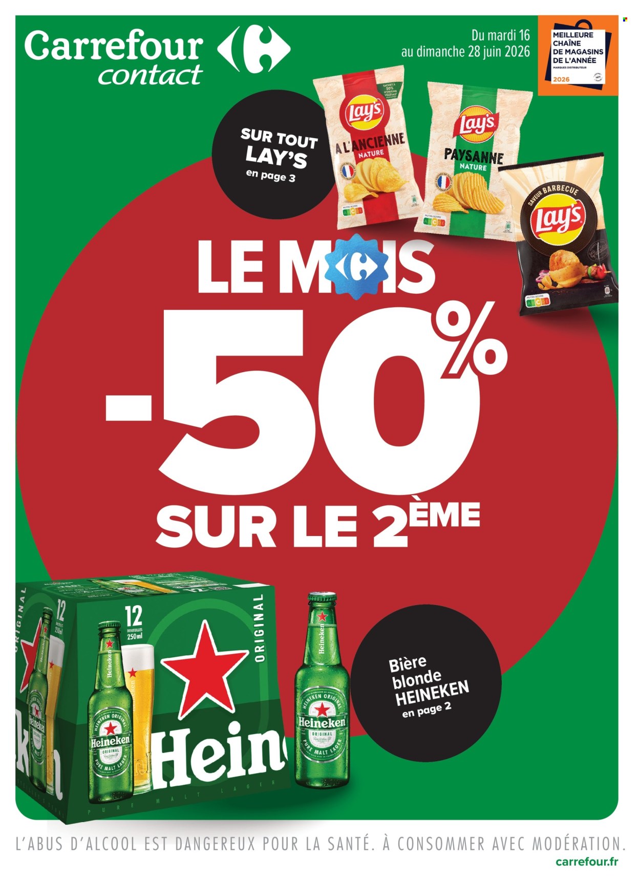 Catalogue Carrefour Contact - 16/06/2026 - 28/06/2026. Page 1