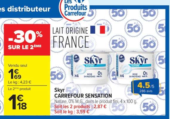 Skyr CARREFOUR SENSATION