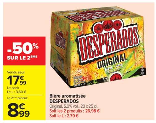 Bière Aromatisée Desperados*