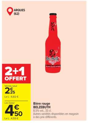 Bière rouge BELZÉBUTH