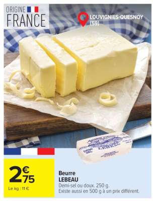 Beurre LEBEAU