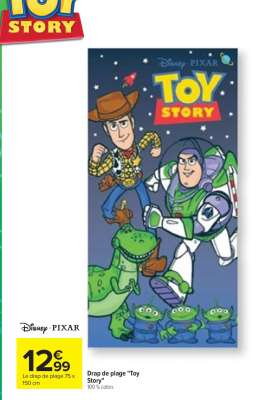 Drap de plage 'Toy Story'
