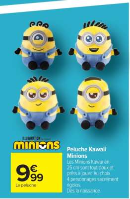 Peluche Kawaii Minions