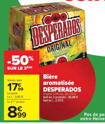 Bière Aromatisée Desperados*