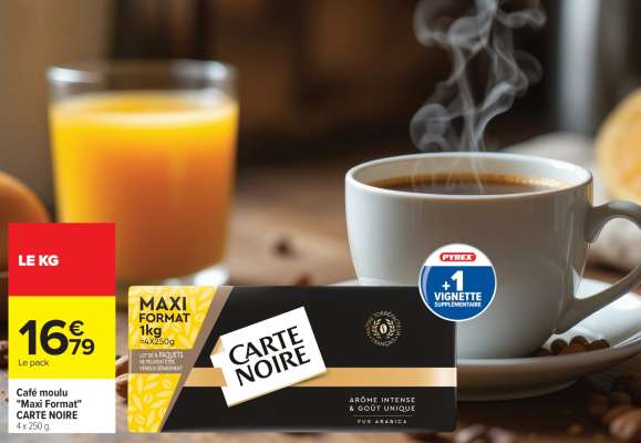 Café moulu «Maxi format» CARTE NOIRE